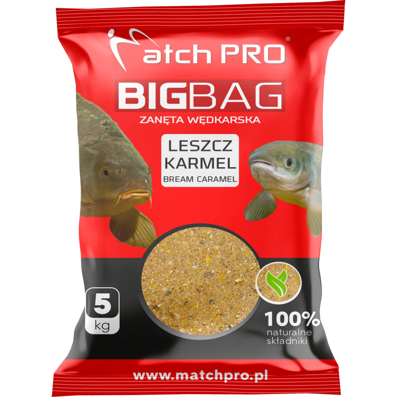BIG BAG LESZCZ KARMEL Zanęta MatchPro 5kg MATCHPRO